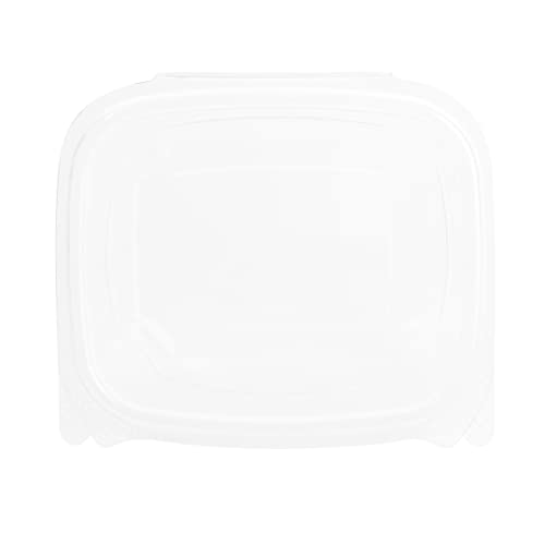 Restaurantware Thermo Tek 12 Ounce Deli Food Containers 100 Anti-Fog Hinged Lid Containers - Freezable Rectangle Clear Plastic To Go Food Containers Disposable - size: 12 oz