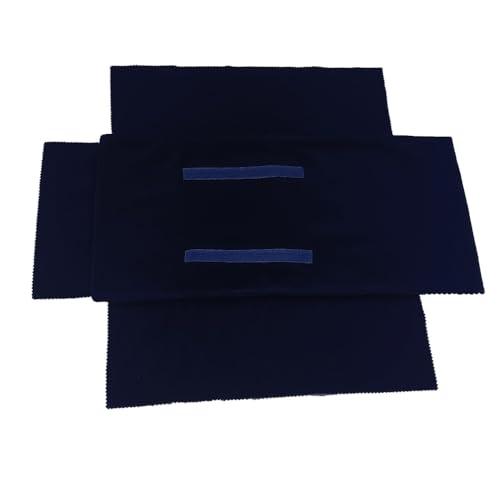 Velet Travel Jewelry Case Roll Bag Organizer for Necklace Bracelet Black Gray Velvet (Blue) - color: Blue