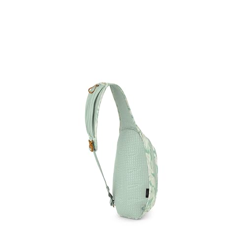 Osprey Daylite Shoulder Sling Bag - Crossbody Backpack for Everyday Carry, Festivals, and Travel - color: Shaleafy Print Frosty Mint