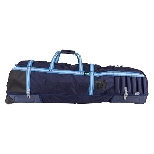 Sun Mountain Kube Golf Travel Bag, 2-Wheel Rolling System-Compact Storage Case - color: Navy Cavalry