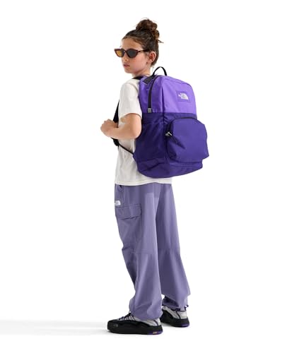 The North Face Teen Chuckwalla Daypack - Travel Backpack, Laptop Sleeve, Reflective Safety Details, Adjustable Strap, Elevation Purple/Peak Purple/Endless Dusk, One Size - color: Elevation Purple/Peak Purple/Endless Dusk