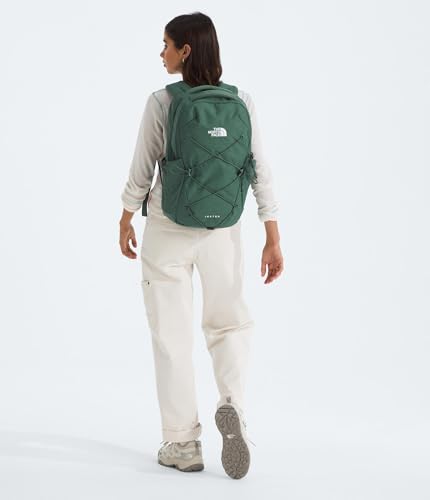 The North Face Women's Jester Everyday Laptop Backpack - Commuter Travel Bag, Laptop Sleeve, Water-Repellent, Duck Green Dark Heather, One Size - color: Duck Green Dark Heather