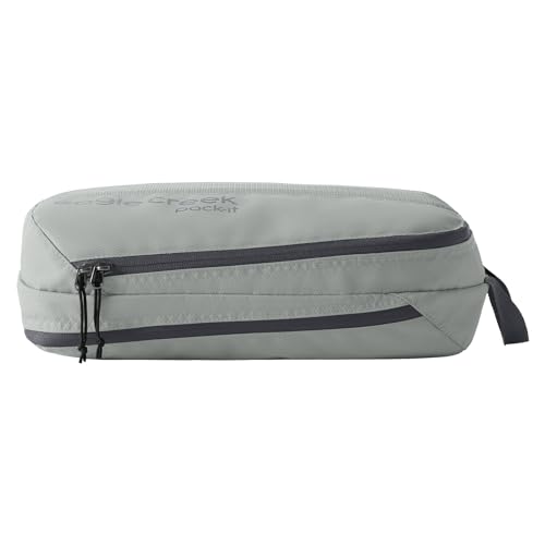 Eagle Creek Pack-It Reveal Clean/Dirty Cube M - Water-Resistant Dual Compartment Packing Cube With Internal Divider for Clean & Dirty Clothes - Travel Essentials - Storm Grey - color: Storm Grey