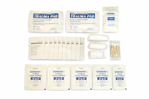 Rapid Care 2-Shelf First Aid Refill Kit - 307 Piece OSHA & ANSI Compliant Medical Supplies for Office, Home, Car, Travel & Outdoor Use - size: 2-Shelf Refill