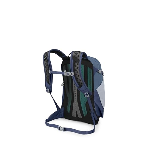 Osprey Sportlite 15L Lightweight Hiking Backpack for Men and Women - Everyday Hiking Bag - Travel Daypack, Serenity Blue - color: Serenity Blue, style: 15l