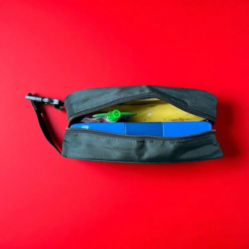 Yumbox Chill Insulated Snack Bag with 2 Ice Packs – Lightweight Small Lunch Cooler Bag, Deep Spacious Design, Sweat-Proof Sleeves, Wipe-Clean Fabric, Fits Snack Bento Boxes & Fruit (Black) - color: Black