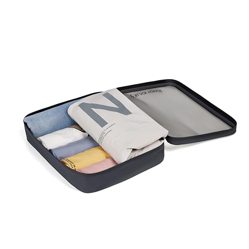 BlackVoyage Travel Hydraulic Packing Cube, Dust and Water-Resistant, Translucent TPU Laminated 70D Ripstop Nylon (Black, 5 Pack (XS/S/M/L/XL)) - size: 5 Pack (XS/S/M/L/XL)