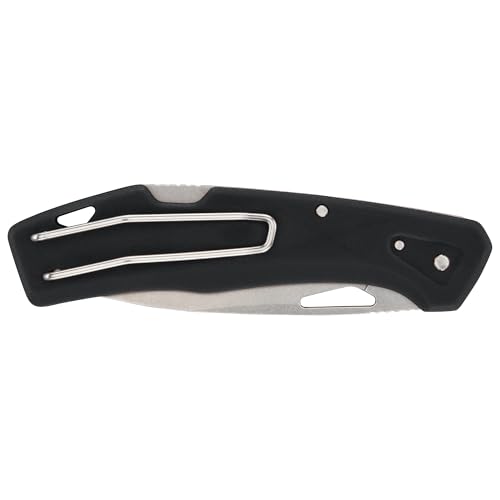 Gerber Gear LST - EDC Pocket Knife - Survival Tactical Tool for Travel, Camping & Outdoor Adventure - Lightweight & Compact Folding Knife - Stainless Steel Blade - Black - color: Black