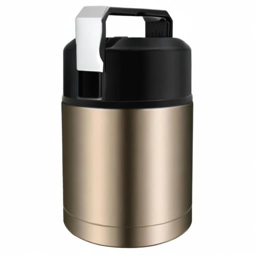 28oz Soup Thermos, Stainless Steel Thermos for Hot Food, Wide Mouth Food Thermos Jar, Insulated Lunch Container Leak Proof Vacuum Thermal Flask(gold) - color: gold-28oz