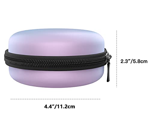 MoKo Storage Box Compatible with Apple Watch Series 11/10/9/8/7/6/5/4/3/2/1/SE3/SE2/SE, Portable Protective Travel Case for AirPods Pro 2/1/AirPods 3/2/1 Charging Case Holder Dock,GradientBluePurple - color: Gradient Blue Purple