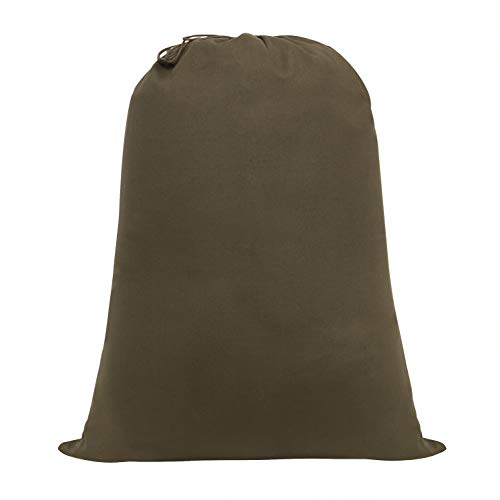 Rothco Canvas Barracks Bag – Rugged Multi-Functional Gym Travel Laundry Drawstring Sack - color: Olive Drab, size: 30" x 40"