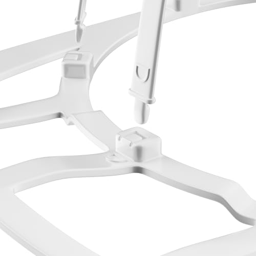 Hat Washer Cage, Snap-Lock Design, Foldable & Portable for Washing Machine Dryer Dishwasher - color: White-2-Pack