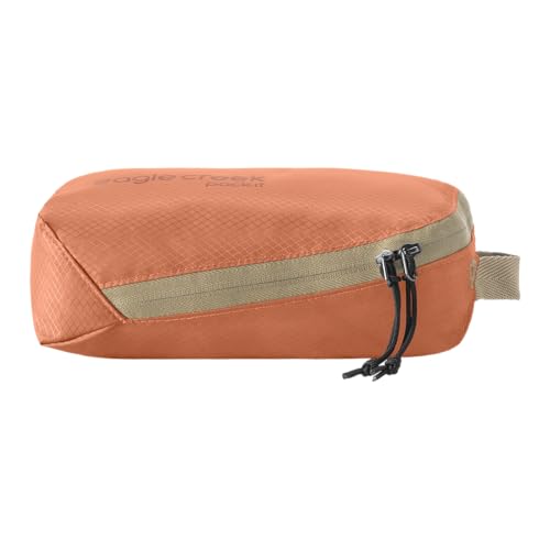 Eagle Creek Pack-It Isolate Cube Set - Packing Cubes for Stackable Storage - Convenient Top Handle - Easy Grab Zipper Pull - Mandarin - XS/S/M - 3 - color: Mandarin