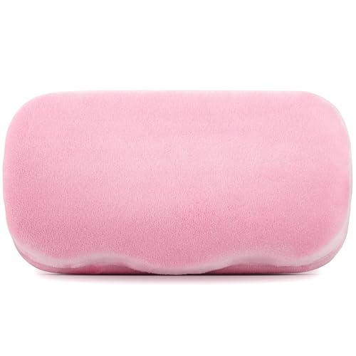 Hard Shell Glasses Case w/Cloth,Velvet Reading Glass, Eyeglass Case, Lightweight, Crush-Resistant, Men & Women - color: Pink Velvet, size: Large