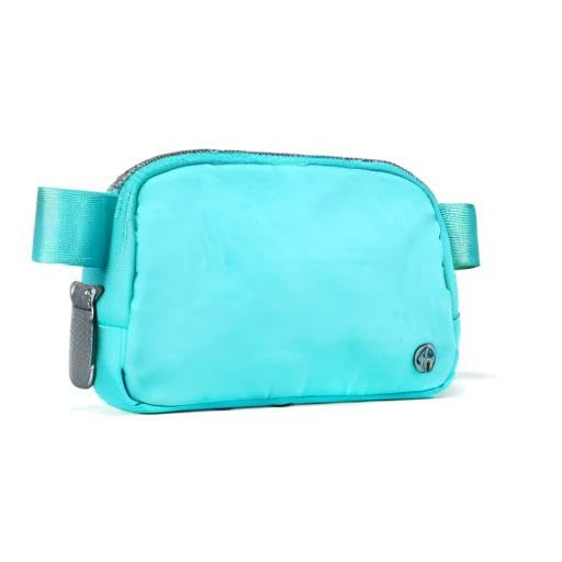 Pander Cross Body Fanny Pack for Women, Fashion Waist Packs, Crossbody Bags, Belt Bag with Adjustable Strap (Waterspout). - color: Cyan Blue