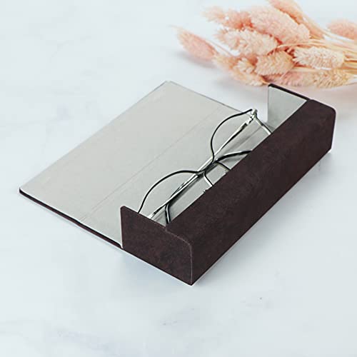 LifeArt Eyeglass Case Hard Shell, Portable Sunglass Case for Women and Men, fashionable PU Leather Eyeglass Case, Lightweight - color: 634_fhybr(burgundy)