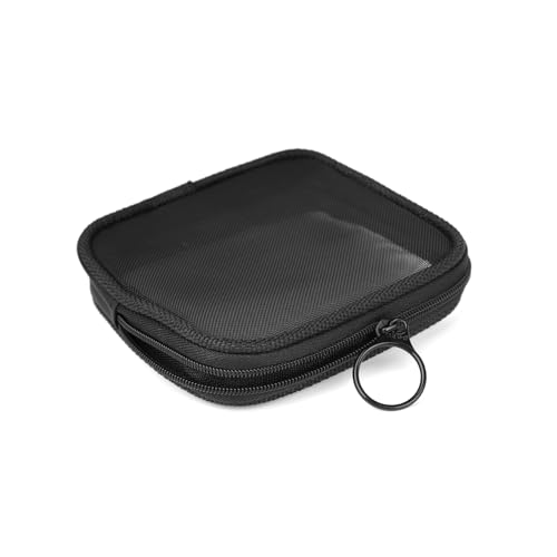 patu Mesh Travel Toiletry Bag, Transparent Standing Pouch, Portable Shaving Washing Kits Organizer, Personal Care Trip Case, 4 Packs, Size S, Black - size: S, Black (4 pcs)