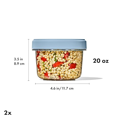 OXO Good Grips Twist & Stack Container – 20 oz – 2 Pack - style: 20 oz