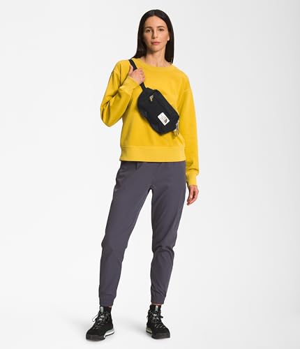 THE NORTH FACE Berkeley Lumbar Bag | Water-repellent Fanny Pack for Men & Women, External Pocket & Adjustable Strap - color: TNF Black/Mineral Gold-NPF