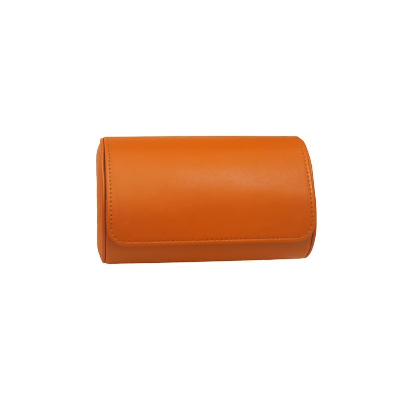 Mirage Watch Rolls - Espresso/Ivory Double Watch Case - Travel Gift Accessory for Men - color: BROWN