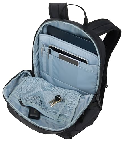 Thule EnRoute 21L Backpack, Fits 16" Laptop and Tablet, Internal mesh Zipper Pockets, Side Bottle Pocket, Quick Access Side Zipper - color: Black New, size: 21L