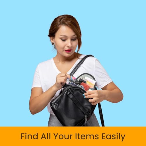 Diadem Mini Backpack Organizer Insert – Perfect Fit for Your Favorite Mini Backpacks – Bag Organizer For Backpack – Fits in Shoulder Bags, Travel Bags, Handbags, and Purses – 10 Pockets