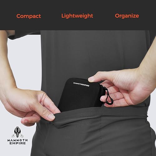 Cycling Wallet & Waterproof Phone Pouch — Rain-Resistant Bike Jersey Pocket Organizer with YKK Zippers | Cards, Cash, Keys & Tool Pouch for Road, MTB, Gravel, EDC & Travel, Black