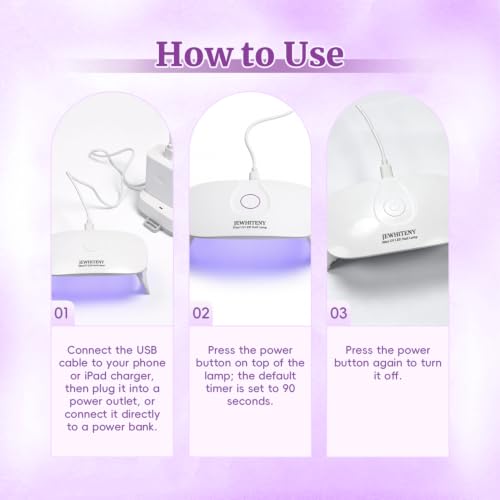 JEWHITENY Poly Extension Gel Nail Kit 14 PCS Poly Gel Kit with Slip Solution and Mini Lamp Nail Art Design Beginner - color: A03