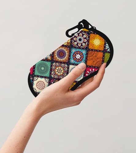 Sunglasses Case Soft Glasses Cases for Women Pouch Eyeglass Bag Eye Glass Kids Girls Sun Glasses Cute Kawaii - color: Color