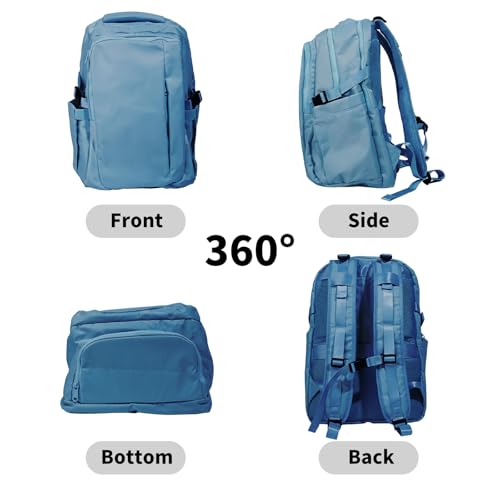 Travel Backpack for Women Men Carry on Backpack, Airline Approved Large Travel Bag Flight Approved Personal item, 15.6 Inch Laptop Backpack Casual Daypack for Weekender Hiking-DEEP BLUE - color: Deep Blue