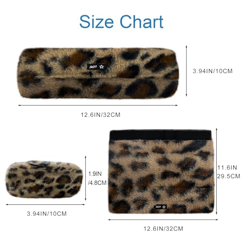 SPRING SEAON Wheelchair Armrest Covers 2 Pack Soft Memory Foam Wheelchair armrest Pads Wicking Washable for Office Transport Chair (Khaki Leopard Print) - color: Khaki Leopard