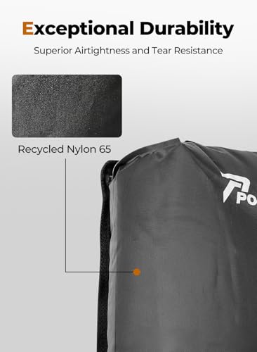 Vacuum Bags for Travel with Pump, Reusable Space Saver Bag, IP67 Waterproof Vacuum Packing Cubes for Travel Suitcases and Backpack (1PC + PUMP) - size: 18L (1 Pack)