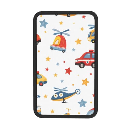 Cartoon Traffic Car Airplane Car Center Console Cover Universal Car Armrest Cover Waterproof Auto Armrest Seat Box Mat Protector Decor Car Center Console Cushion Pad for Most Vehicle SUV Truck Car