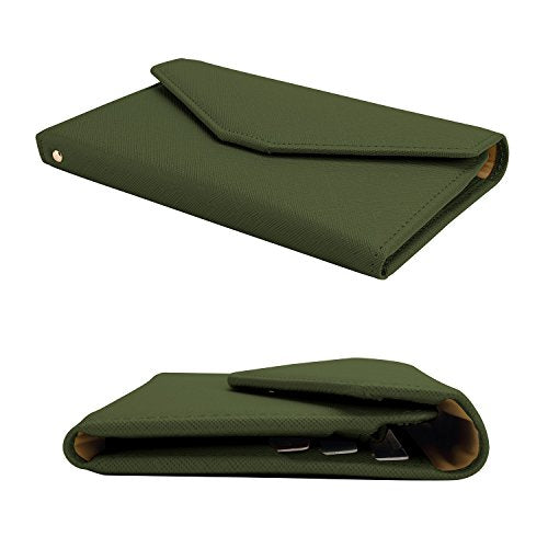 ZOPPEN Mulit-purpose Rfid Blocking Passport Holder Travel Wallet (Ver.4) Passport and Vaccine Card Holder ComboTri-fold Document Organizer Travel Essentials - color: #35 Army Green
