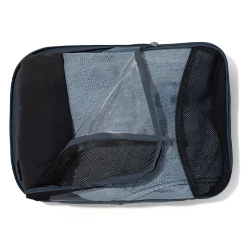 Baggallini Compression Cube 3-piece set - Lightweight Compression Packing Cubes for Travel - color: MIST