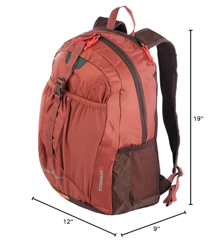 Eddie Bauer Stowaway Packable Backpack | Travel | Outdoor | Lightweight | Foldable | Durable | Ripstop Polyester | 30L - Maroon - color: Maroon, size: 30L