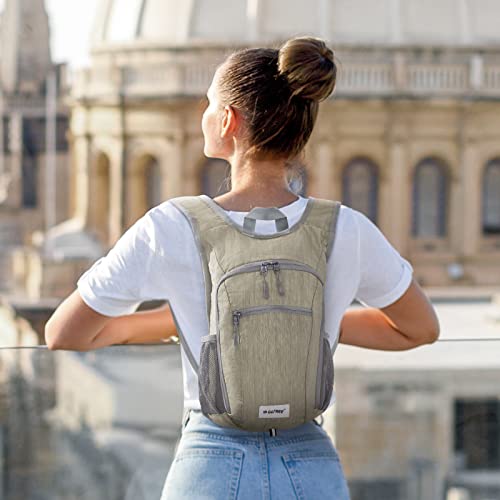 G4Free 10L/15L Hiking Backpack Lightweight Packable Hiking Daypack Small Travel Outdoor Foldable Shoulder Bag - color: Beige, size: 20L