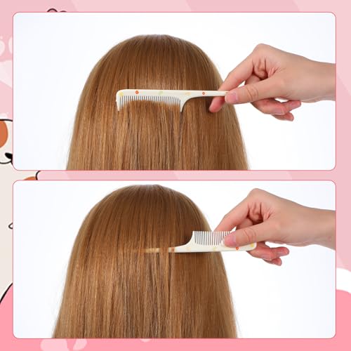 Giantree 4Pcs Baby Hair Comb, Kids Hair Brush Set for Girls Boys, Cute Hairs Comb Set Toddler Hairs Comb, Mini Comb Rat Tail Hairs Styling for Toddler Child's Hair Travel Style A) - color: Style A