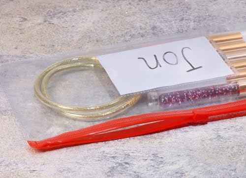 4PCS Clear Plastic Envelopes File Folders with Pockets PVC Pencil Case Pouch Zipper Storage Bags for Documents Cash Puzzles Travel Organizing Art Craft School Office Supplies, 9.4 x 4.7inch