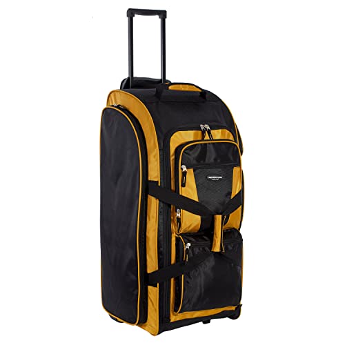 Travelers Club Xpedition 30 Inch Multi-Pocket Upright Rolling Duffel Bag - color: Arrowwood