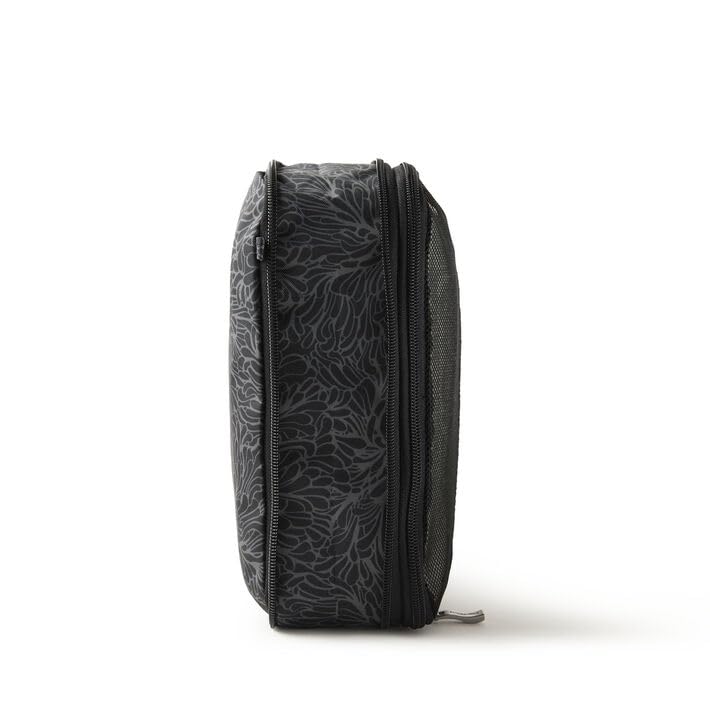 Baggallini Compression Cube 3-piece set - Lightweight Compression Packing Cubes for Travel - color: Midnight blossom