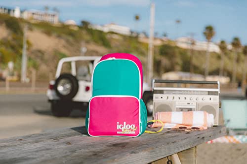 Igloo Retro Backpack, Jade - color: 20 Can Jade