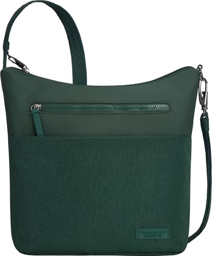 Travelon Anti-theft Metro Crossbody - color: Forest Heather