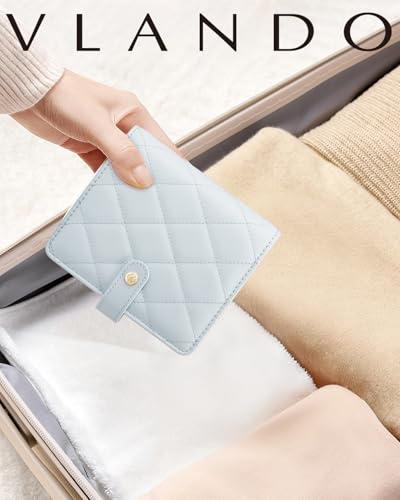 VLANDO Travel Jewelry Case,Portable Jewelry Organizer Box with Clear Zipper Velvet Jewelry Pouch,Gifts for Traveler Women Girls-Baby Blue - color: Baby Blue