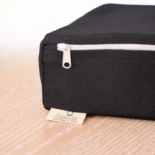 Packing Cubes Bag Pure Canvas Travel Organizers (13"x10"x3") with Durable YKK Zippers for Clothes, Shoes & Luggage Storage (Set of 3 (Medium), Gray) - color: Gray, style: Set of 3 (Medium)