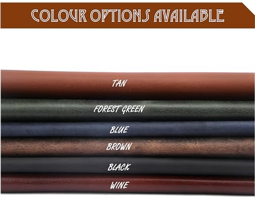 Full Grain Leather Cosmetic Bag – Zippered Makeup Pouch for Women, Small Travel Toiletry & Organizer Pouch for Purse, Premium Handmade Leather (5 × 4 × 2.5 in) - color: Green