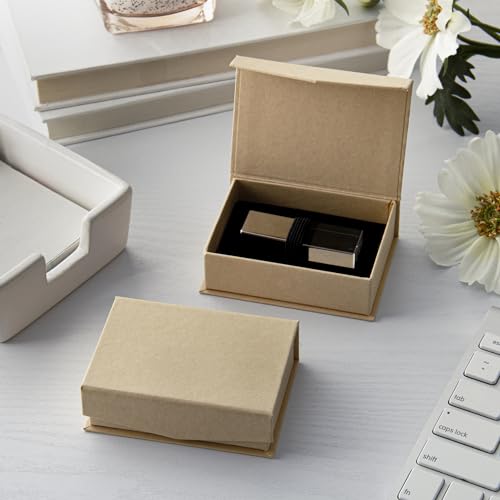 Neil Enterprises Inc. Brown Natural Kraft Paper Flash Drive Box