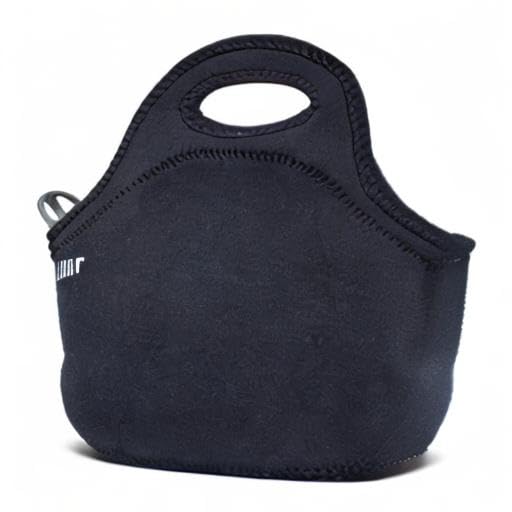 Built Gourmet Getaway Lunch Bag - Insulated Neoprene Lunch Box for Women and Men, Collapsible and Machine Washable, Black - color: Black