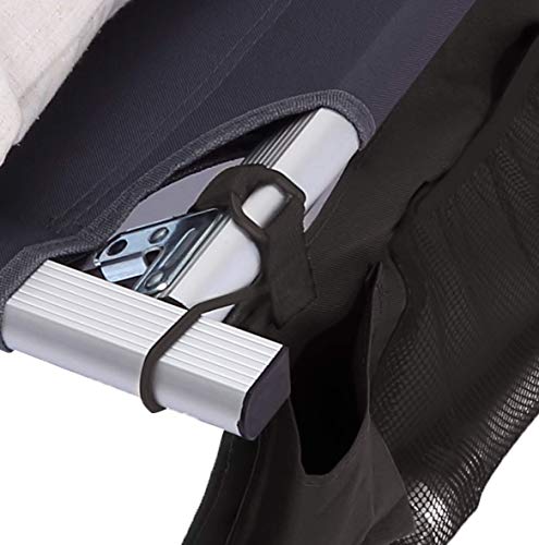 Tough Outdoors Camping Cot Organizer Bag - Storage Organizer Bag for Adult Camping Cots - Camping Organizer w/Multiple Compartments - Durable & Compatible with Camping Cots