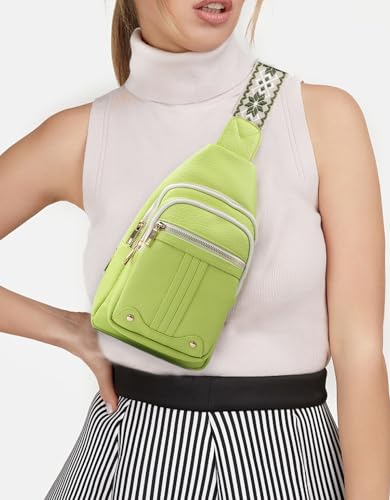 Mothers Day Gifts for Mom Her Teen Girls Girlfriend Crossbody Bags Gifts for Women Birthday Personalized Gift for Family Small Crossbody Sling Bag Fanny Pack Chest Travel Purse Christmas Gift Idea - color: Green